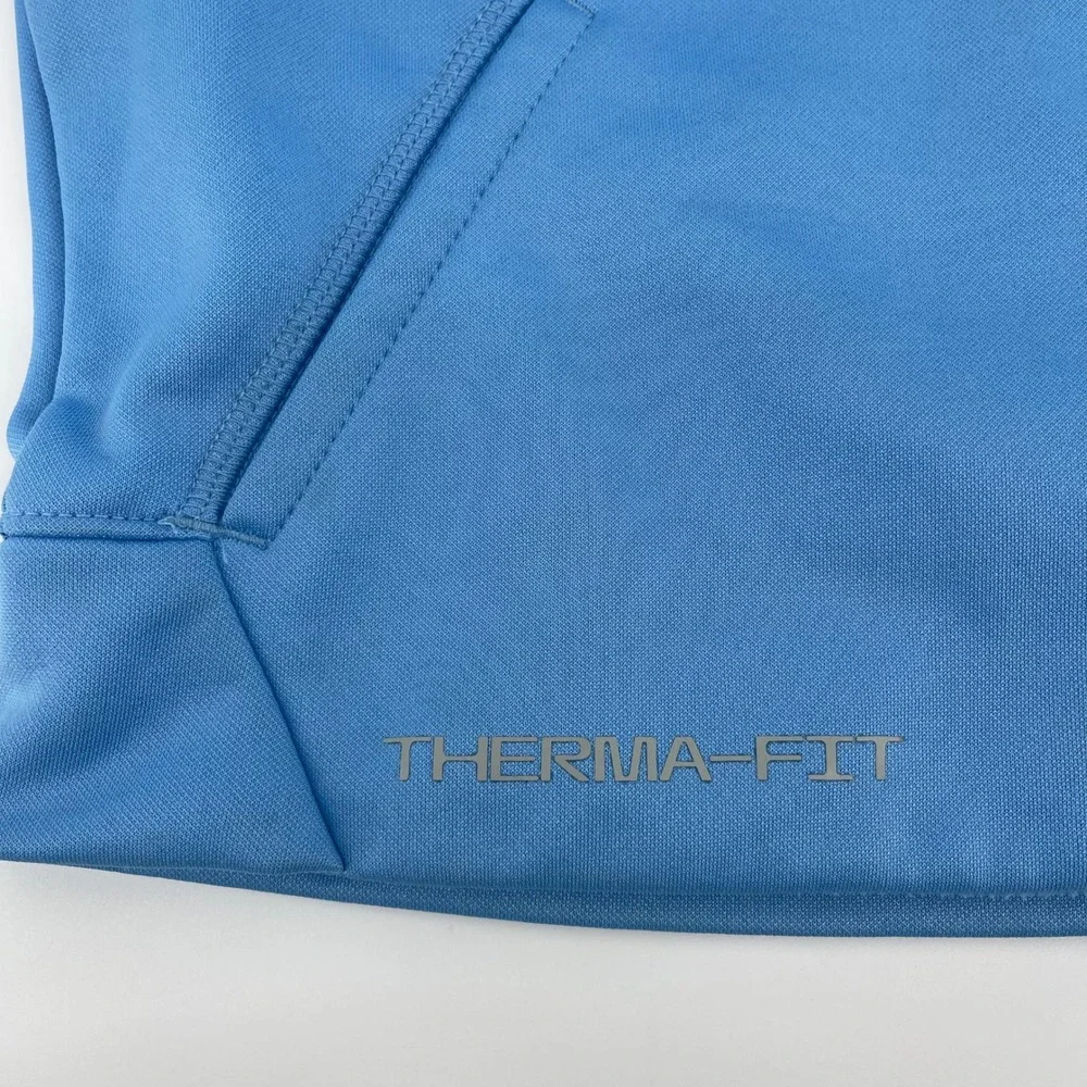 Nike Therma-FIT Hoodie Pullover Just Do It Blue Gray Youth Size‎ L